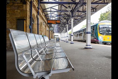 TransPennine Express’s Brough, Dewsbury, Malton, Scunthorpe, Stalybridge and Thornaby stations have been supplied with 45 benches manufactured by Zoeftig and installed by NG Bailey Facilities.